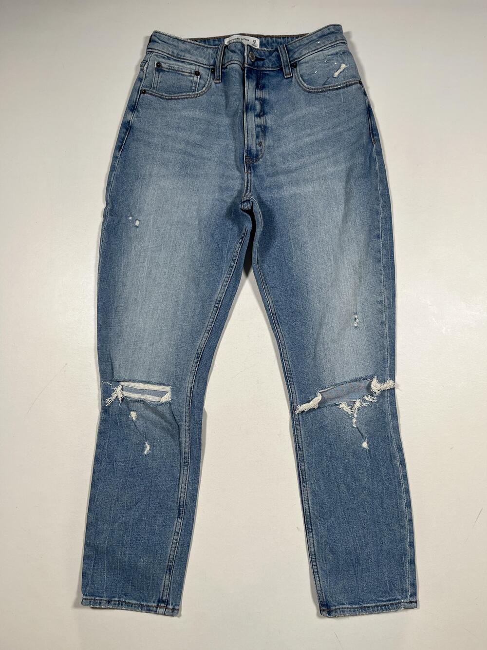 Abercrombie & Fitch Jeans Womens 28 6 Blue Skinny High Rise Curve Love Denim